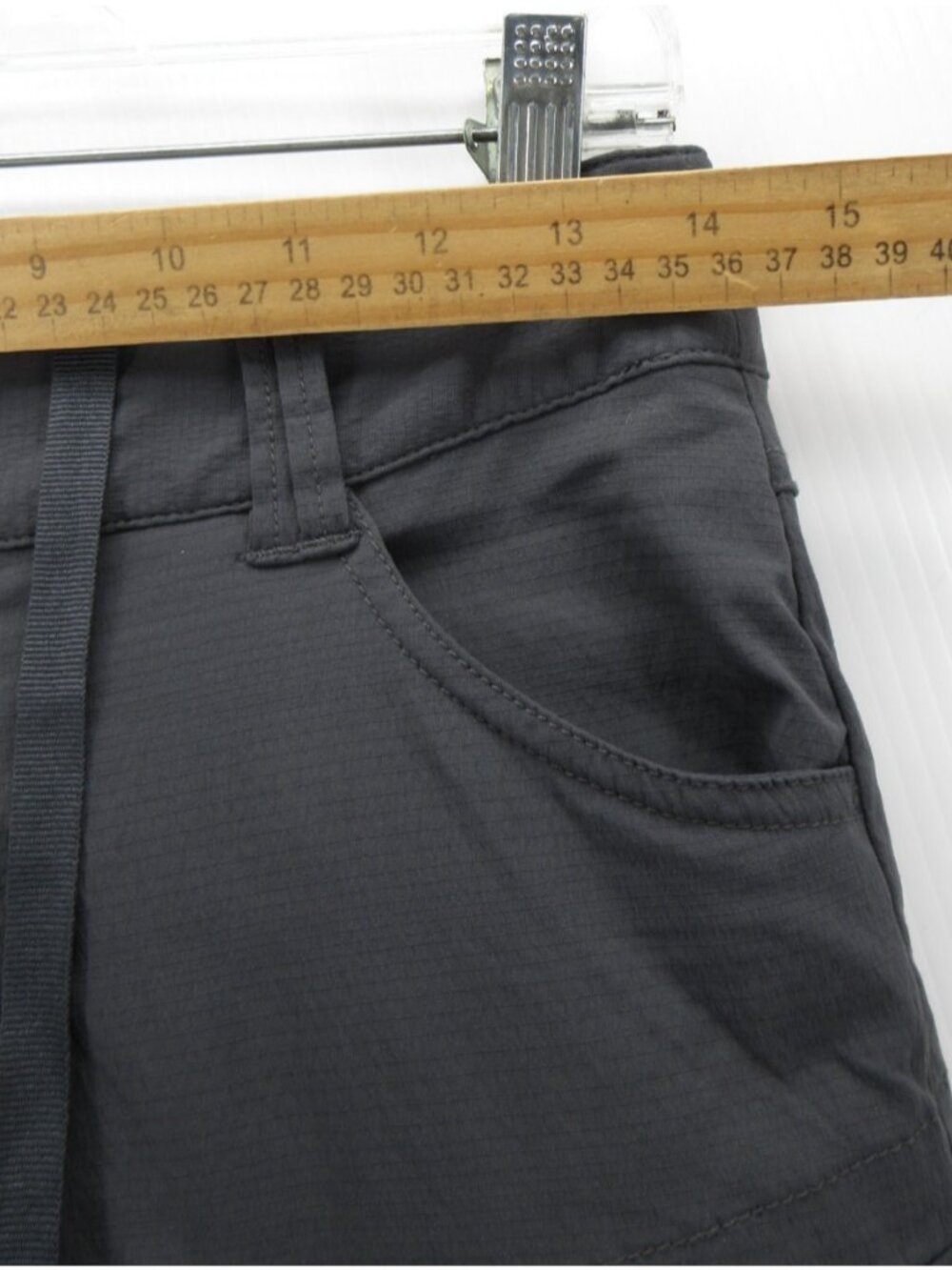 Prana Pants 0 Convertible Cargo Drawstring Ripstop Outdoor Travel - Picture 5 of 14